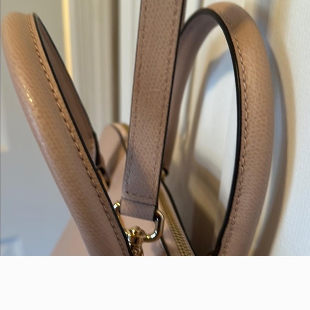 Michael Kors Soft Pink Leather Satchel - Picture 5 of 16